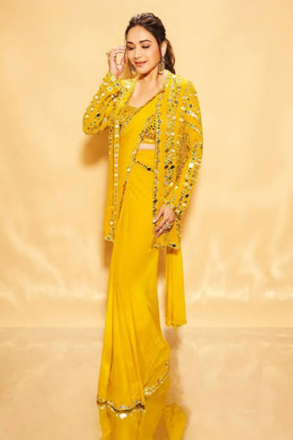 Yellow party shrug